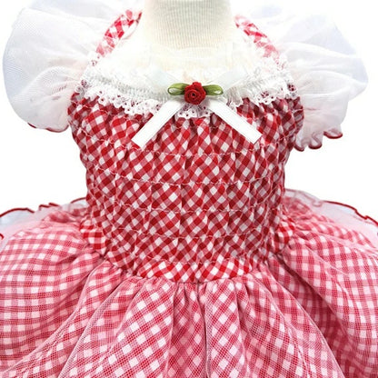 リュクスバーディ Luxe birdie ブリジットワンピース【小型犬 犬服 ワンピース ドレス スカート セレブ】