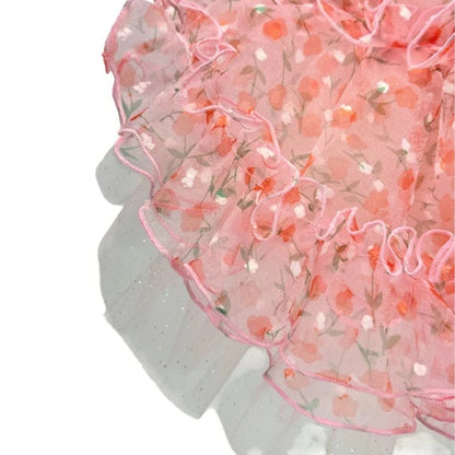 リュクスバーディ Luxe birdie エール・ダンジュドレス【小型犬 犬服 ワンピース ドレス スカート セレブ】