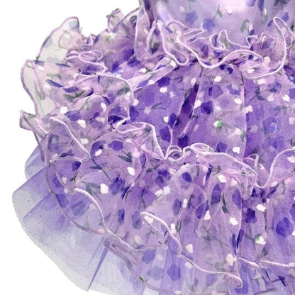 リュクスバーディ Luxe birdie エール・ダンジュドレス【小型犬 犬服 ワンピース ドレス スカート セレブ】