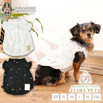 ティノティート TINOTITO フリル袖バルーンタンク【小型犬 犬服 ドッグウェア トップス タンクトップ】