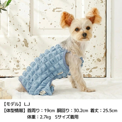 ティノティート TINOTITO ポコポコオールインワン【小型犬 犬服 ドッグウェア オールインワン つなぎ ロンパース パンツ ズボン】