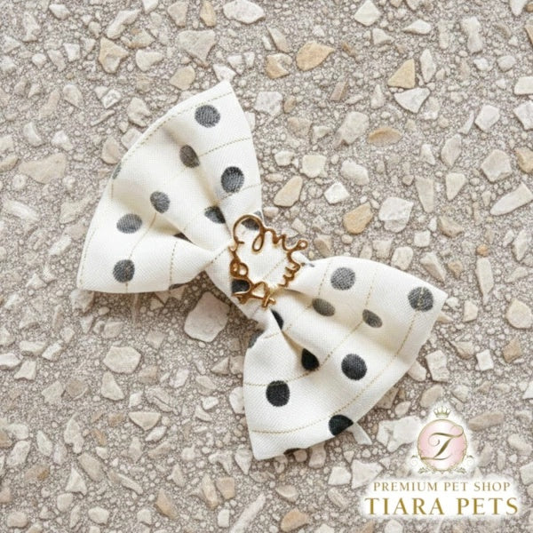 ミムット mimtto Silky Dot Barrette【小型犬 犬用 ヘアアクセサリー バレッタ セレブ】