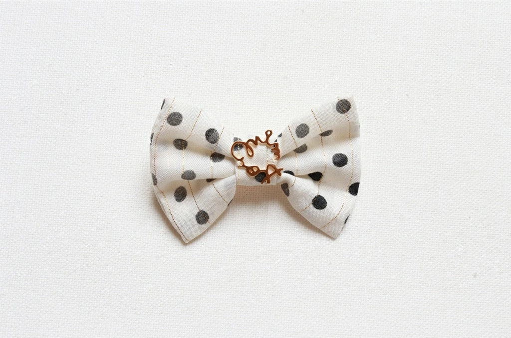ミムット mimtto Silky Dot Barrette【小型犬 犬用 ヘアアクセサリー バレッタ セレブ】
