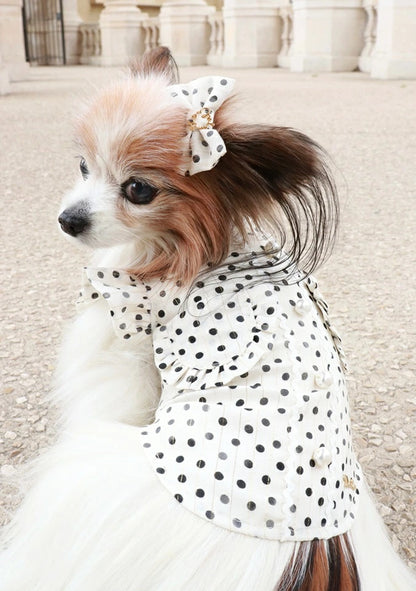ミムット mimtto Silky Dot Barrette【小型犬 犬用 ヘアアクセサリー バレッタ セレブ】