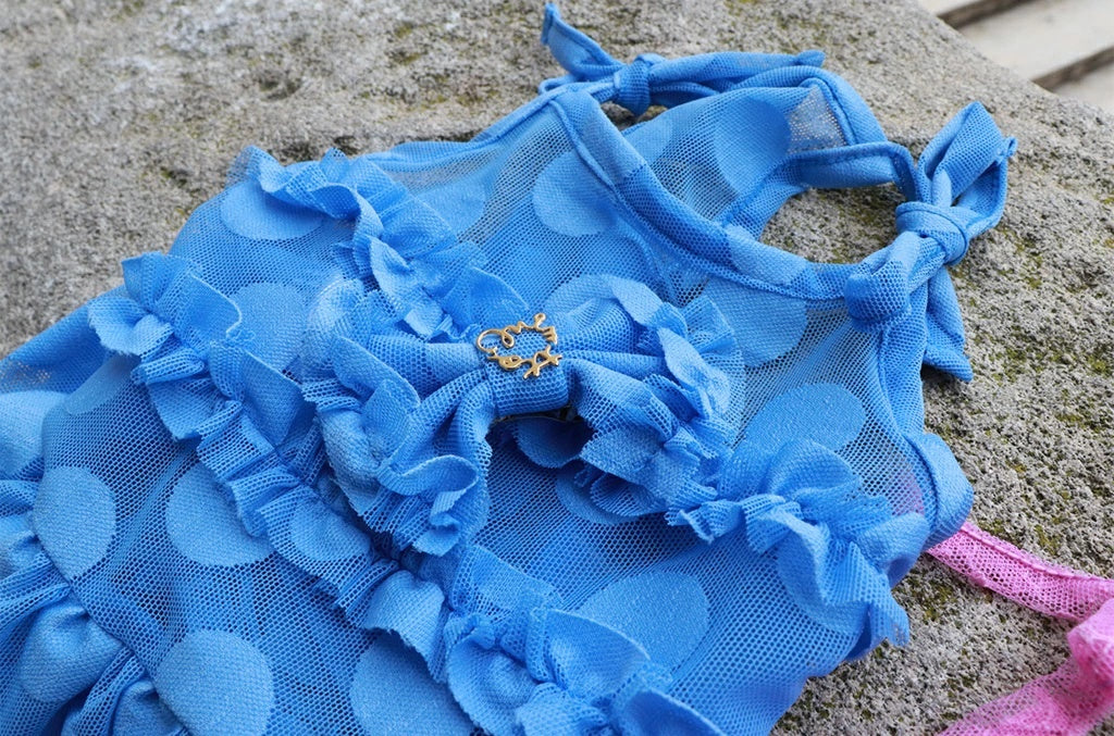 ミムット mimtto Tiered Tulle Dress【小型犬 犬服 ドッグウェア ワンピース ドレス スカート セレブ】