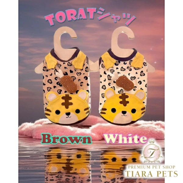 J&Kアニマルズ J&K animals ☆予約受付中☆TORA Tシャツ【小型犬 犬服 トップス Tシャツ ドレス】