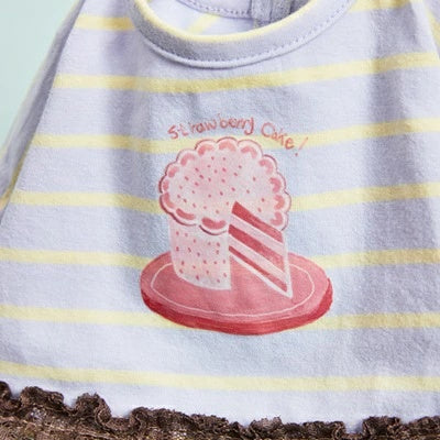 ルイスドッグ louisdog Strawberry Cake TEE【小型犬 犬服 ドッグウェア トップス Tシャツ セレブ】