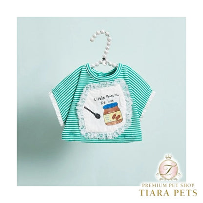 ルイスドッグ louisdog Little Peanuts TEE【小型犬 犬服 ドッグウェア トップス Tシャツ セレブ】
