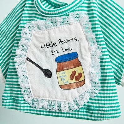 ルイスドッグ louisdog Little Peanuts TEE【小型犬 犬服 ドッグウェア トップス Tシャツ セレブ】