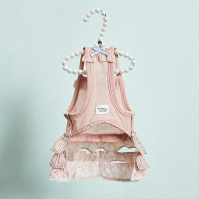 ルイスドッグ louisdog Blush Layered Dress【小型犬 犬服 ドッグウェア ワンピース ドレス スカート セレブ】
