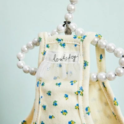 ルイスドッグ louisdog Egg Mayo Dress【小型犬 犬服 ドッグウェア ワンピース ドレス スカート セレブ】