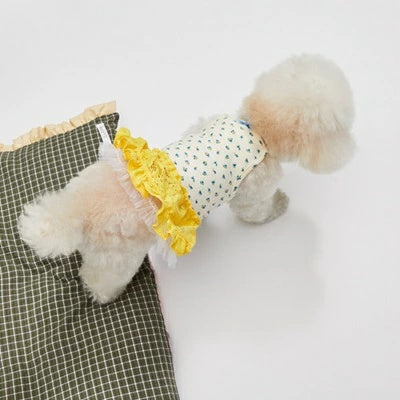 ルイスドッグ louisdog Egg Mayo Dress【小型犬 犬服 ドッグウェア ワンピース ドレス スカート セレブ】