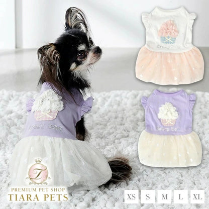 クレイジーブー CRAZYBOO カップケーキワンピ【犬服 トップス ワンピース スカート ドレス セレブ】