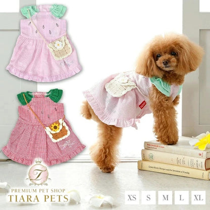 クレイジーブー CRAZYBOO フルーツポシェットワンピ【犬服 トップス ワンピース スカート ドレス セレブ】