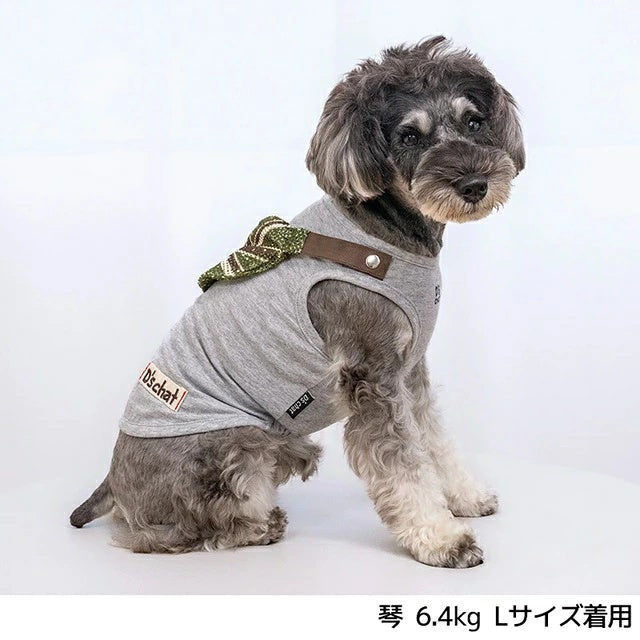 ディーズチャット D's CHAT ユニオンサコッシュタンクー【犬服 ドッグウェア トップス タンクトップ セレブ】
