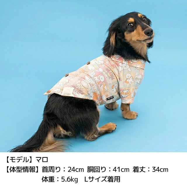 ディーズチャット D's CHAT アメコミメッシュシャツ【犬服 ドッグウェア トップス シャツ セレブ】