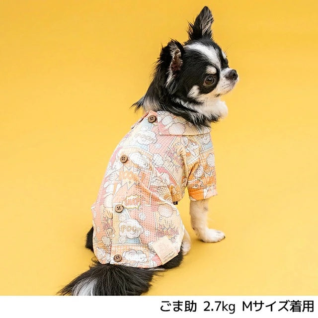 ディーズチャット D's CHAT アメコミメッシュシャツ【犬服 ドッグウェア トップス シャツ セレブ】