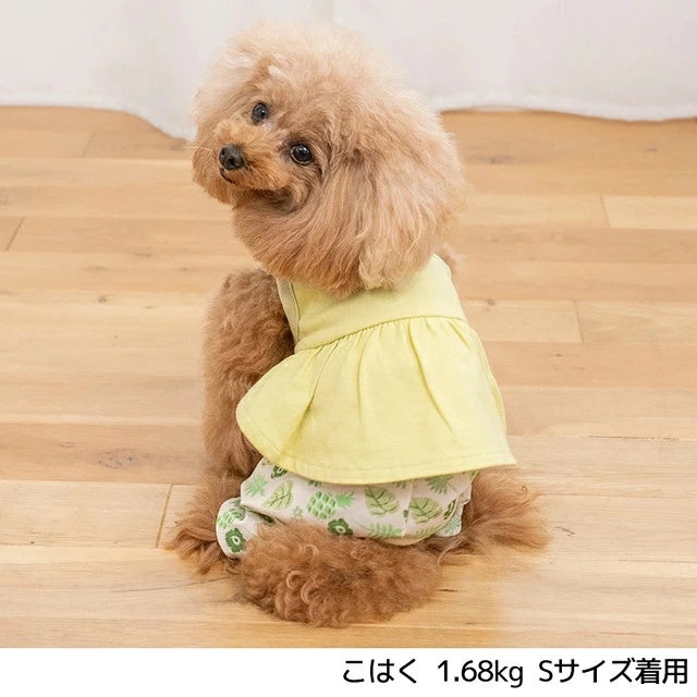 ディーズチャット D's CHAT ボタニカルスカートパンツ 【犬服 ドッグウェア つなぎ ロンパース パンツ ズボン セレブ】
