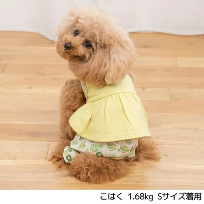 ディーズチャット D's CHAT ボタニカルスカートパンツ 【犬服 ドッグウェア つなぎ ロンパース パンツ ズボン セレブ】
