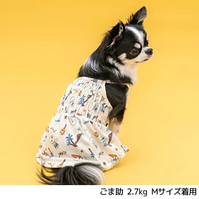 ディーズチャット D's CHAT シャーリングアロハワンピ 【犬服 ドッグウェア ワンピース スカート ドレス セレブ】