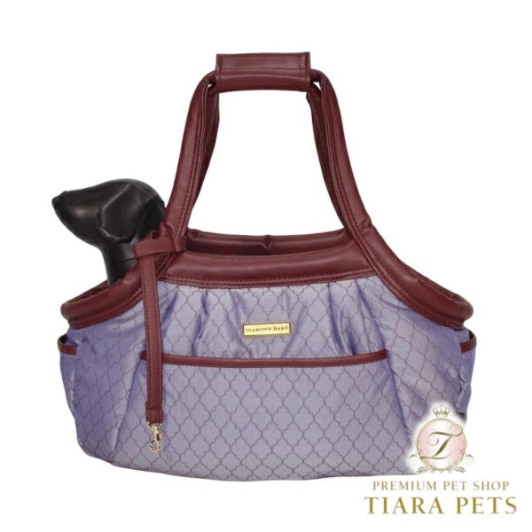Diamond Baby Marshmallow Bolsa de transporte fácil Brightron Bath [Bolsa de transporte Celebrity para perros pequeños, gatos, animales pequeños]
