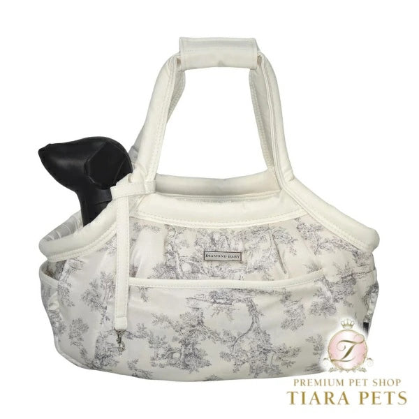 ダイヤモンドベイビー Diamond Baby マシュマロ イージー キャリーバッグ エアリーツリーサテン【小型犬 犬用 猫用 小動物用 キャリーバッグ セレブ】