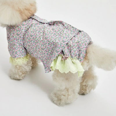 ルイスドッグ louisdog Atelier Floral Pants【小型犬 犬服 つなぎ パンツ セレブ】