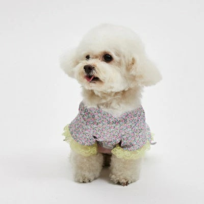 ルイスドッグ louisdog Atelier Floral Shirt【小型犬 犬服 トップス シャツ セレブ】