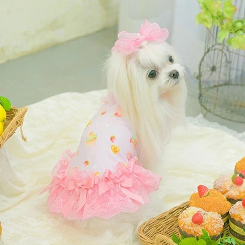 きゃんナナ CanNana オリジナルスイーツ柄COOLワンピース 1180【小型犬