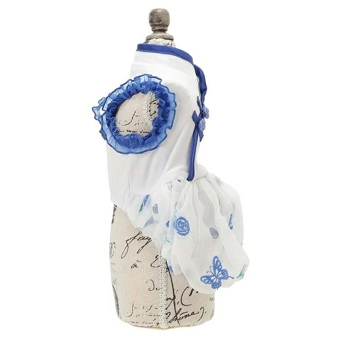 アナ スイ ANNA SUI バタフライチャイナバルーンワンピ【小型犬 犬服 ワンピース ドレス スカート セレブ】