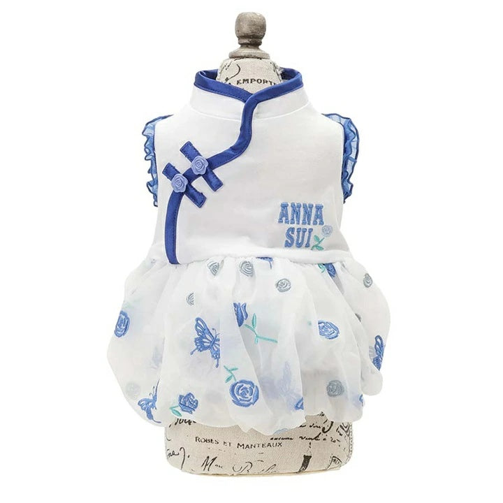 アナ スイ ANNA SUI バタフライチャイナバルーンワンピ【小型犬 犬服 ワンピース ドレス スカート セレブ】