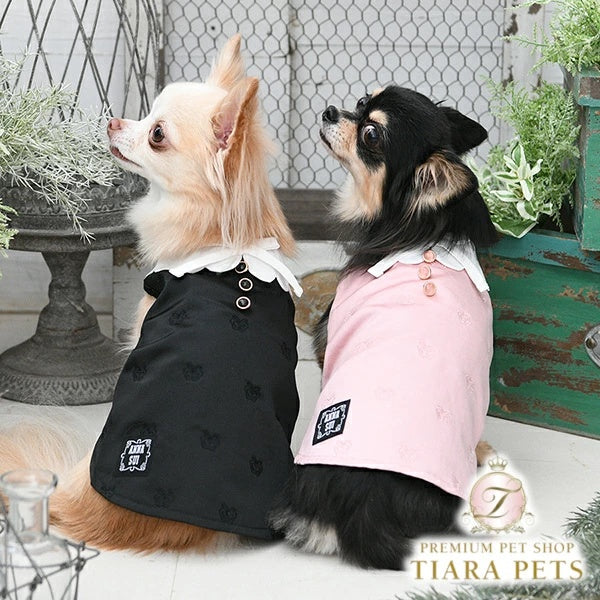 アナ スイ ANNA SUI バタフライ刺繍Ａラインワンピ【小型犬 犬服 ワンピース ドレス スカート セレブ】