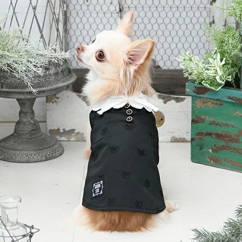 アナ スイ ANNA SUI バタフライ刺繍Ａラインワンピ【小型犬 犬服 ワンピース ドレス スカート セレブ】