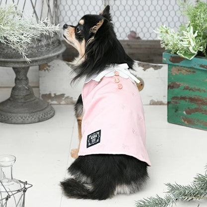 アナ スイ ANNA SUI バタフライ刺繍Ａラインワンピ【小型犬 犬服 ワンピース ドレス スカート セレブ】