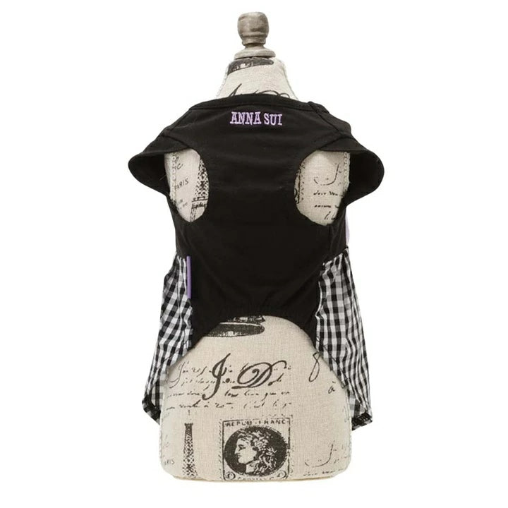 アナ スイ ANNA SUI バラコサージュギンガムチェックワンピ【小型犬 犬服 ワンピース ドレス スカート セレブ】