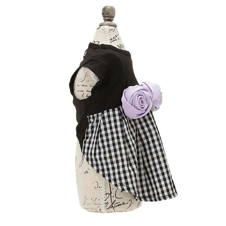 アナ スイ ANNA SUI バラコサージュギンガムチェックワンピ【小型犬 犬服 ワンピース ドレス スカート セレブ】