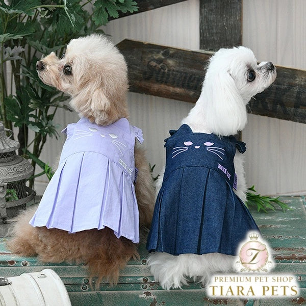 アナ スイ ANNA SUI キャットジャンスカ【小型犬 犬服 ジャンパースカート スカート セレブ】