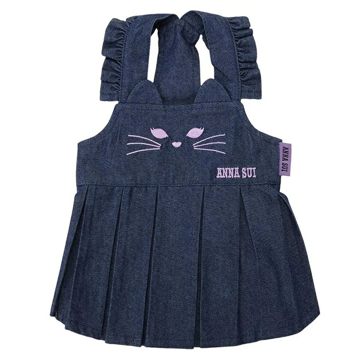 アナ スイ ANNA SUI キャットジャンスカ【小型犬 犬服 ジャンパースカート スカート セレブ】