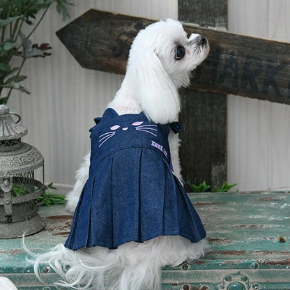 アナ スイ ANNA SUI キャットジャンスカ【小型犬 犬服 ジャンパースカート スカート セレブ】
