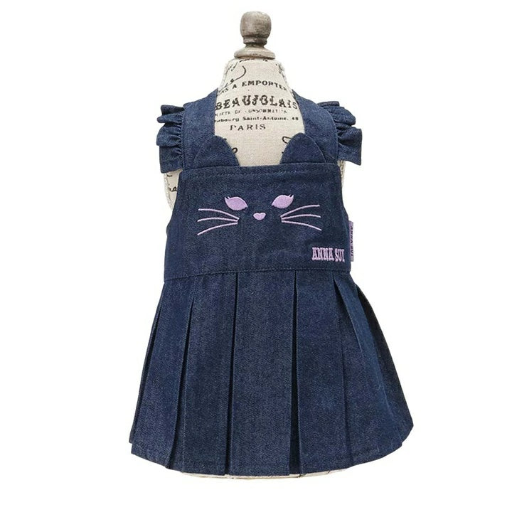 アナ スイ ANNA SUI キャットジャンスカ【小型犬 犬服 ジャンパースカート スカート セレブ】