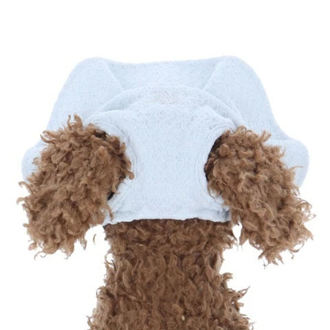 ワンオクターヴ One Octave フリルロゴ刺繍ハット【小型犬 犬用 帽子 ハット セレブ】