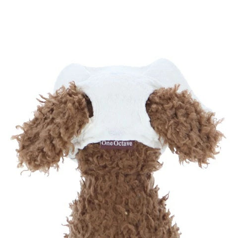 ワンオクターヴ One Octave フリルロゴ刺繍ハット【小型犬 犬用 帽子 ハット セレブ】