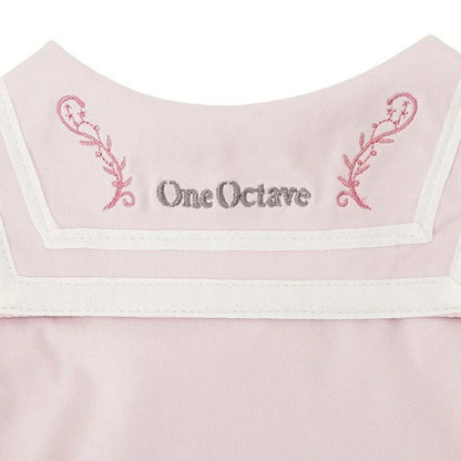 ワンオクターヴ One Octave 袖フリルセーラーワンピ【小型犬 犬服 ワンピース ドレス スカート セレブ】