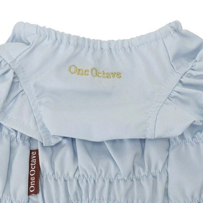 ワンオクターヴ One Octave ビッグリボンギャザーシャツワンピ【小型犬 犬服 ワンピース ドレス スカート セレブ】