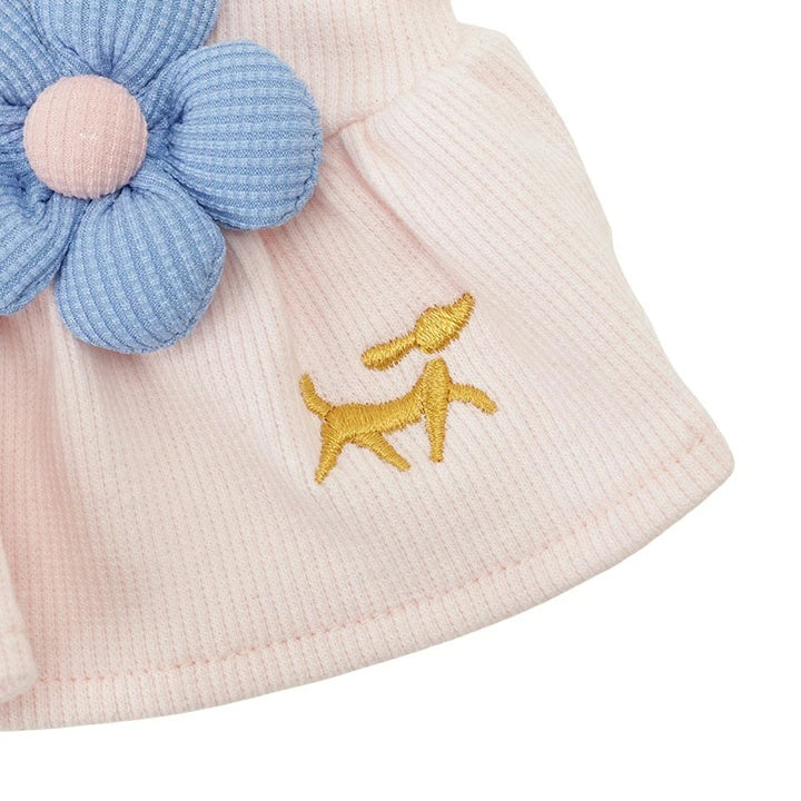 ロペピクニック ROPE PICNIC フラワーモチーフワンピ【犬服 ドッグウエア ウエア ワンピース ドレス スカート】