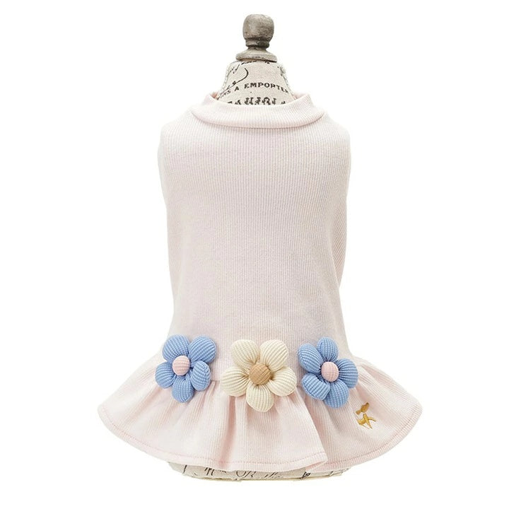 ロペピクニック ROPE PICNIC フラワーモチーフワンピ【犬服 ドッグウエア ウエア ワンピース ドレス スカート】