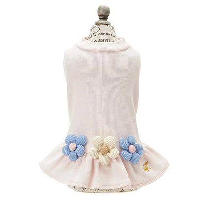 ロペピクニック ROPE PICNIC フラワーモチーフワンピ【犬服 ドッグウエア ウエア ワンピース ドレス スカート】