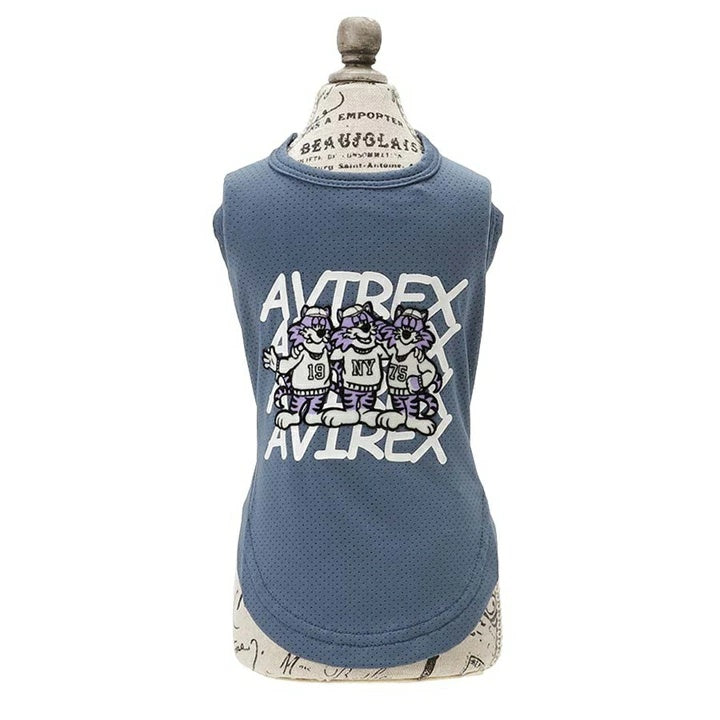 アヴィレックス AVIREX ランダムロゴトムキャットタンク【犬服 ドッグウエア ウエア トップス タンクトップ ノースリーブ】