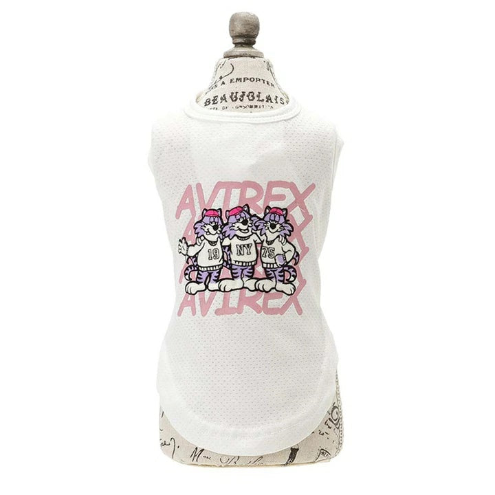 アヴィレックス AVIREX ランダムロゴトムキャットタンク【犬服 ドッグウエア ウエア トップス タンクトップ ノースリーブ】