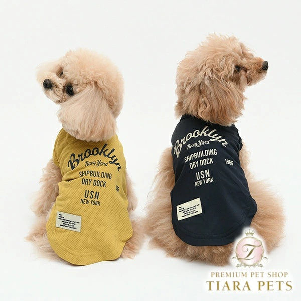 アヴィレックス AVIREX EMB.ブルックリンタンク【犬服 ドッグウエア ウエア トップス タンクトップ ノースリーブ カジュアル】